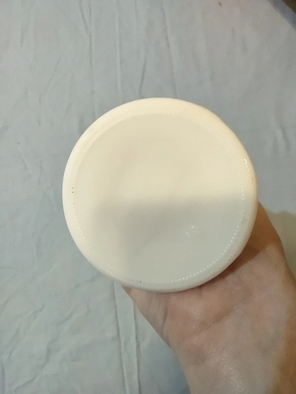 vintage Anchor Hocking milk glass bud vase Stars and Bars